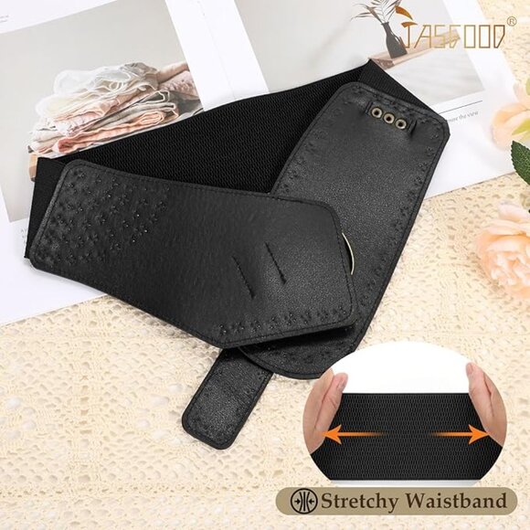 Leather Corset Belt Wide Women\'s Belt Western Waist Belt Handmade main image 4
